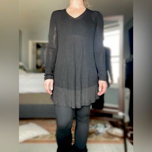 Eileen Fisher Metallic Tunic Blouse